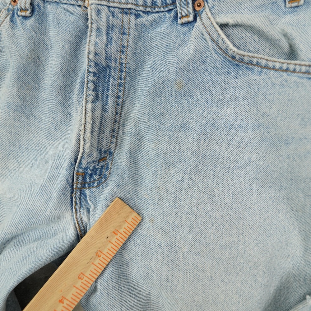 Levi's 550 Vtg 1985 Orange Tab Jeans Mens 34x30 (32x28.5) Made in USA Distressed - Picture 9 of 11